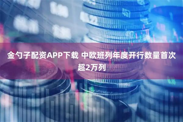 金勺子配资APP下载 中欧班列年度开行数量首次超2万列