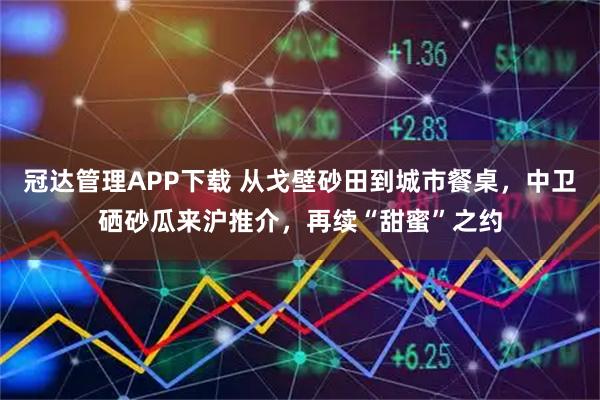 冠达管理APP下载 从戈壁砂田到城市餐桌，中卫硒砂瓜来沪推介，再续“甜蜜”之约