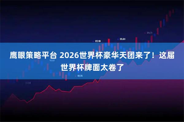 鹰眼策略平台 2026世界杯豪华天团来了！这届世界杯牌面太卷了